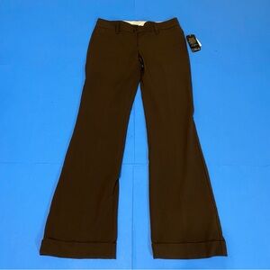 NWT! Dana Chic Brown Trousers size 3